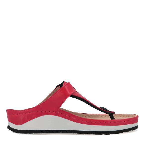 NEW BERKEMANN women's mila sandal in red - Picture 2 of 7